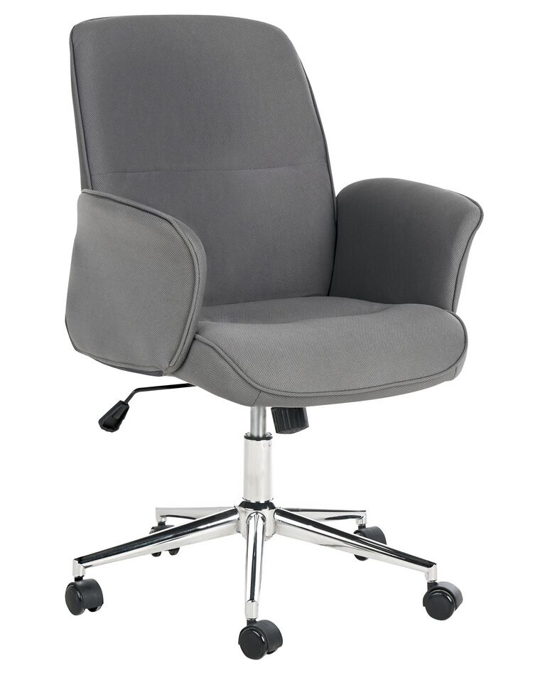 Swivel Office Chair Grey RAVISHING_834354