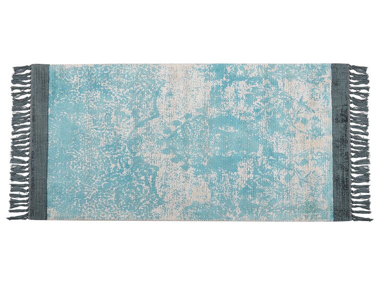 Kék és Bézs Szőnyeg 80 x 150 cm AKARSU_837041