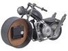 Horloge de table moto noire et argentée 19 cm BERNO_785074