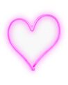 Set of 3 Neon LED Wall Signs Pink SUSIE_847792