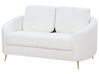 Conjunto de sofás com 6 lugares em bouclé branco TROSA_911077