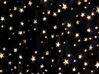 Decke schwarz / gold Sternenmuster 130 x 180 cm ALAZEYA_820200