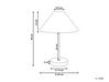 Paper Rope Table Lamp Beige and Black MOMBA_914515