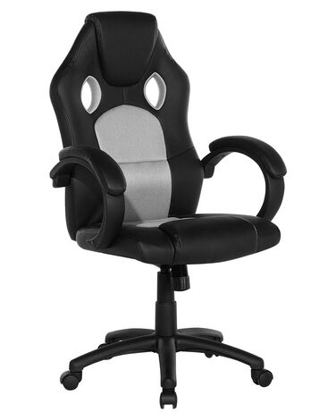 Swivel Office Chair Grey FIGHTER