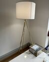 Tripod Floor Lamp White with Gold VISTULA_899994