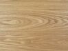 Jedálenský stôl 160 x 90 cm svetlé drevo BARNES_897131