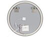 Baderomsskap med dobbel vask og speil hvit PILAR_843309