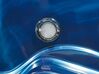 Kék pezsgőfürdő LED világítással 210 x 210 cm TULAROSA_818714