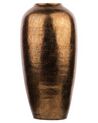 Dekoratívna terakotová váza metalická zlatá LORCA_722699
