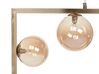 Metal 5 Light Pendant Lamp Brass GEEHI_868607