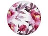 Conjunto 2 almofadas decorativas de jardim padrão floral branco e rosa Ø 40 cm LANROSSO_881440