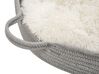Cama para animal de estimação em algodão cinzento ø 70 cm DALAMAN_826427
