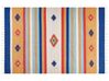 Tapete Kilim em algodão multicolor 200 x 300 cm TARONIK_869910