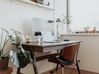 2 Drawer Home Office Desk 120 x 70 cm Dark Wood SHESLAY_817543