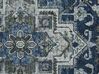 Teppich grau / blau 80 x 240 cm orientalisches Muster Kurzflor KOTTAR_831415
