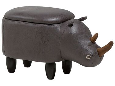 Tmavosivá stolička nosorožec RHINO