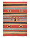 Tappeto kilim cotone multicolore 200 x 300 cm HATIS_870130