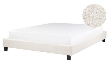 Sänky buklee kermanvalkoinen 160 x 200 cm ROANNE