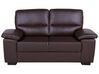2-istuttava sohva keinonahka ruskea VOGAR_676523