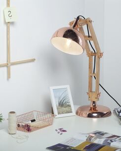 Pöytävalaisin kumipuu kupari SALADO Pöytävalaisin kumipuu kupari SALADO