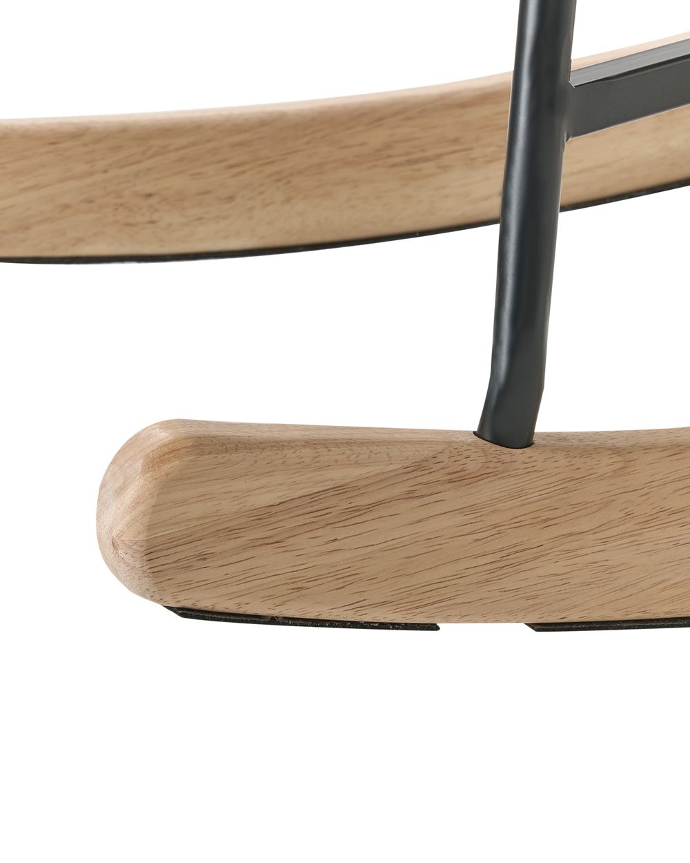 Velvet Rocking Chair Dark Grey ARRIE Beliani.co.uk