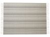 Decke Baumwolle weiss / schwarz 130 x 180 cm orientalisches Muster PANVEL_829389