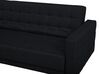 Conjunto de sofás reclináveis com 5 lugares em tecido cinzento grafite ABERDEEN_715201