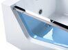 Whirlpool Badewanne weiß rechteckig mit LED 180 x 90 cm MARQUIS_718027