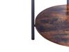 Odkládací stolek tmavé dřevo/černá ⌀ 41 cm BORDEN_824238
