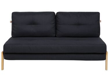 Fabric Sofa Bed Black EDLAND