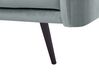 Right Hand Velvet Corner Sofa LED Grey VARDE_754458