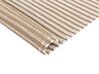 Cotton Area Rug 80 x 150 cm White and Brown SOFULU_842836