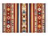 Wool Kilim Area Rug 160 x 230 cm Multicolour JRARAT_859470