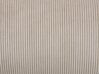 Fløjlsvandseng 160 x 200 cm beige grå VINAY_881121