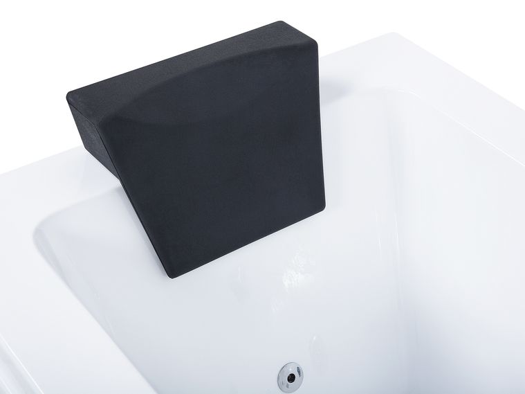 Beliani Bañera de hidromasaje NEVIS 170 cm 80 cm Negro | Leroy Merlin