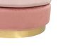 Tamborete em veludo rosa ⌀ 48 cm LOUIN_876676