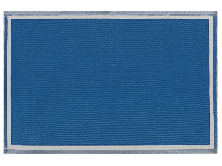 Vloerkleed polypropyleen blauw 120 x 180 cm ETAWAH_766446