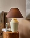 Lámpara de mesa de cerámica beige RODEIRO_878619