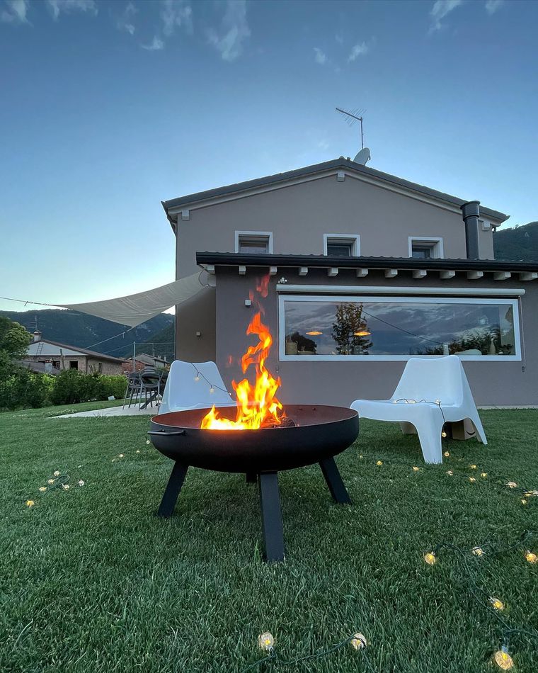 Chimenea De Bioetanol De Base Redonda De Alta Calidad, Mini