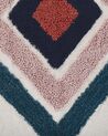 Teppich Baumwolle mehrfarbig 160 x 230 cm geometrisches Muster Fransen Kurzflor KOZLU_816969