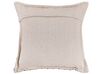 Cotton Cushion 45 x 45 cm Beige and Black HENTEPE_796224