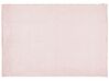 Capa de cobertor pesado em tecido rosa 135 x 200 cm CALLISTO_891767