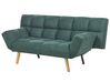 Zöld kárpitozott kanapéágy INGARO_894171