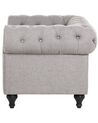Fabric Armchair Light Grey CHESTERFIELD_675639