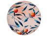 Set of 2 Outdoor Cushions Leaf Motif ⌀ 40 cm Multicolour PIALPETTA_882580