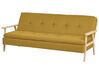 Canapé-lit en tissu jaune TJORN_902877