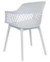 Set of 2 Dining Chairs Light Grey ALMIRA_861907