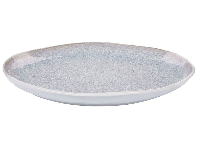 TRASA Home Geschirrset Aus Steinzeug – 16-teilig Für 4 Personen, In Milchstein-Optik