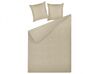 Embossed Bedspread and Cushions Set 140 x 210 cm Taupe SHUSH_821980