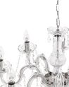 Kronleuchter Metall / Acrylglas transparent Kristall-Optik 8-flammig LIVENZA_882040